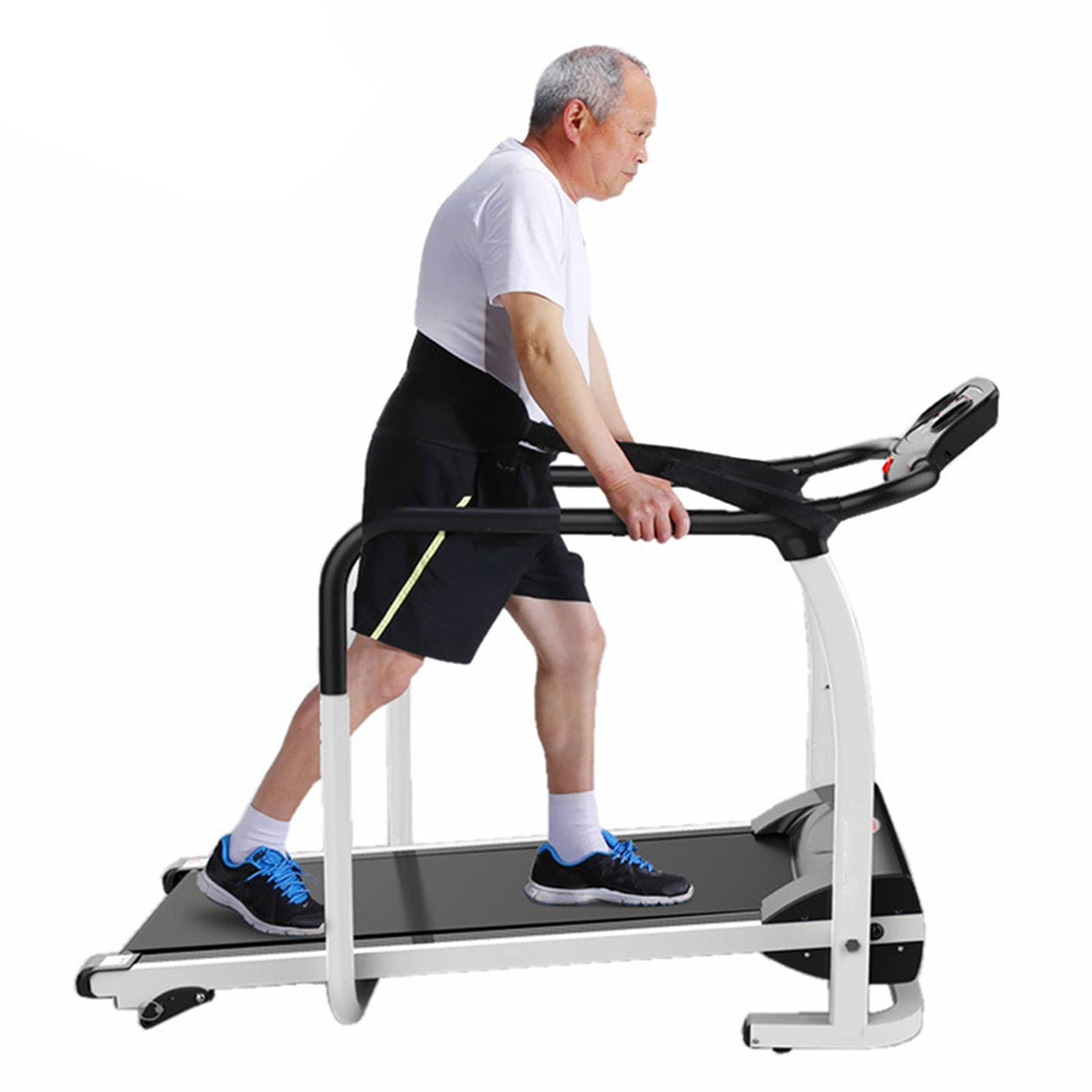 Middle-Aged Electric Walking Machine - Foldable Treadmill for Home Fitness & Rehab