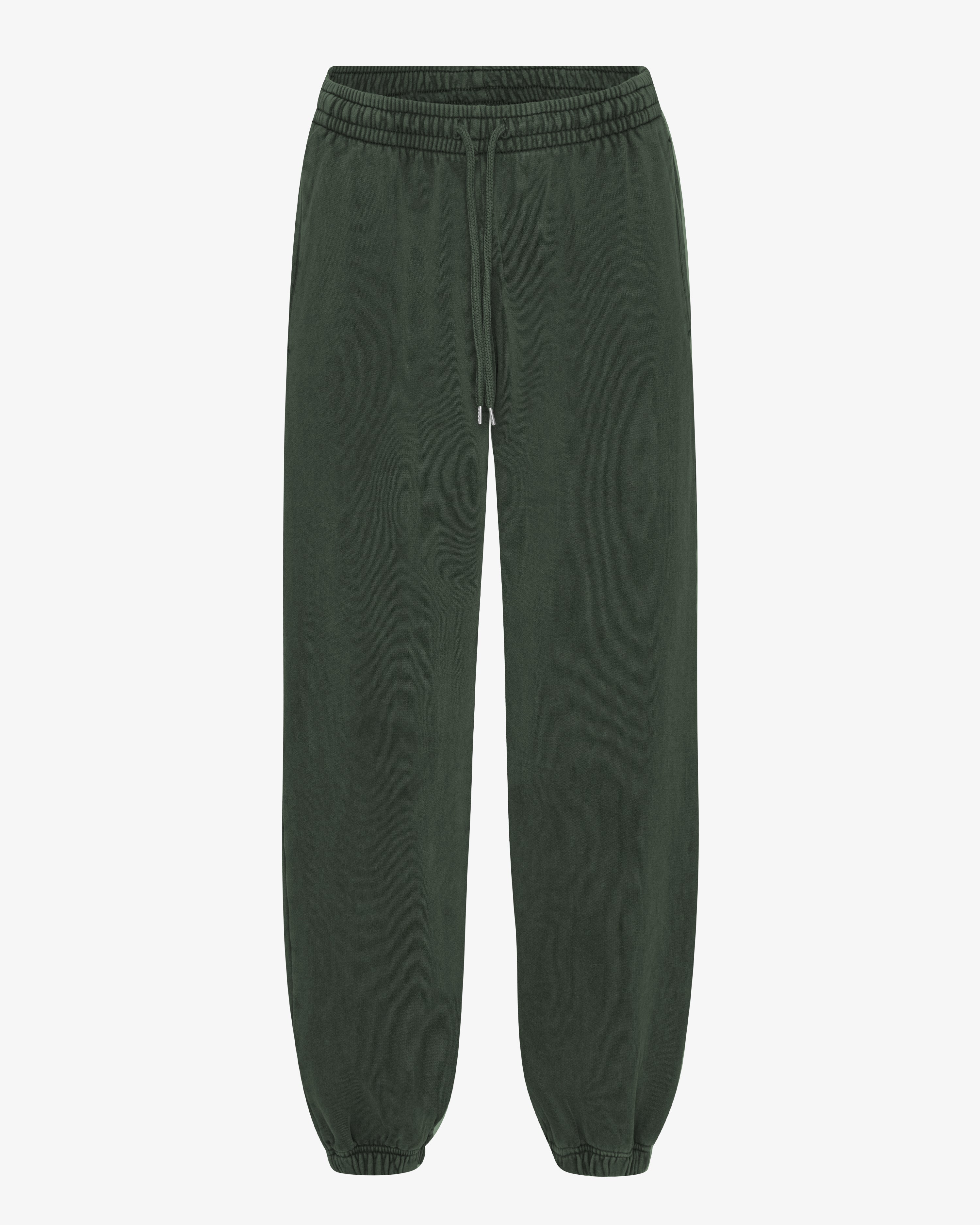 Organic Relaxed Sweatpants for Women - Soft Cotton Joggers with Pockets | Midnight Forest Green | Lounge, Yoga & Home Wear