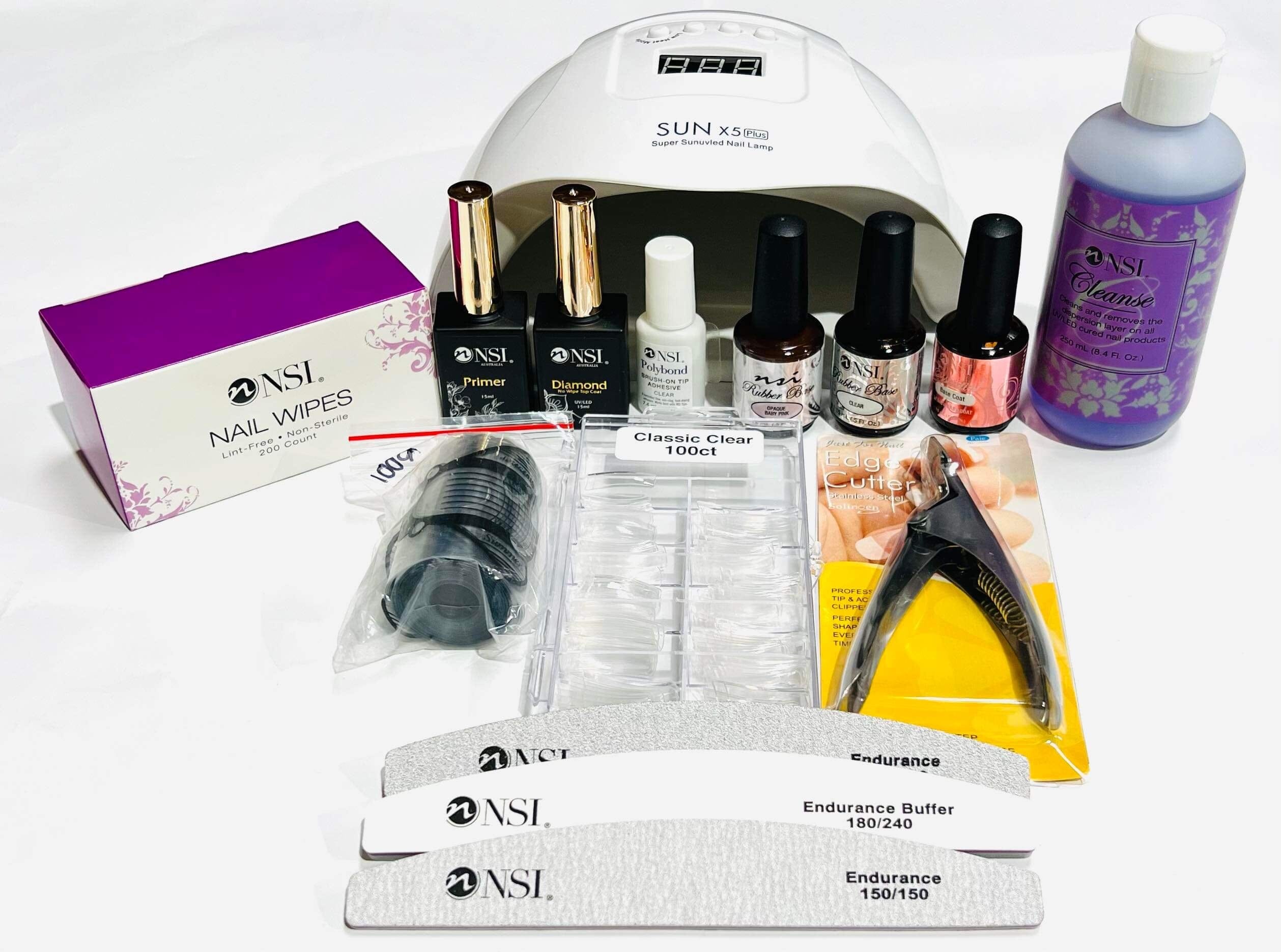 NSI Builder Gel Kit for Nails - Professional Nail Extension & Strengthening Gel - Perfect for DIY Manicures, Salon Use & Nail Art Designs