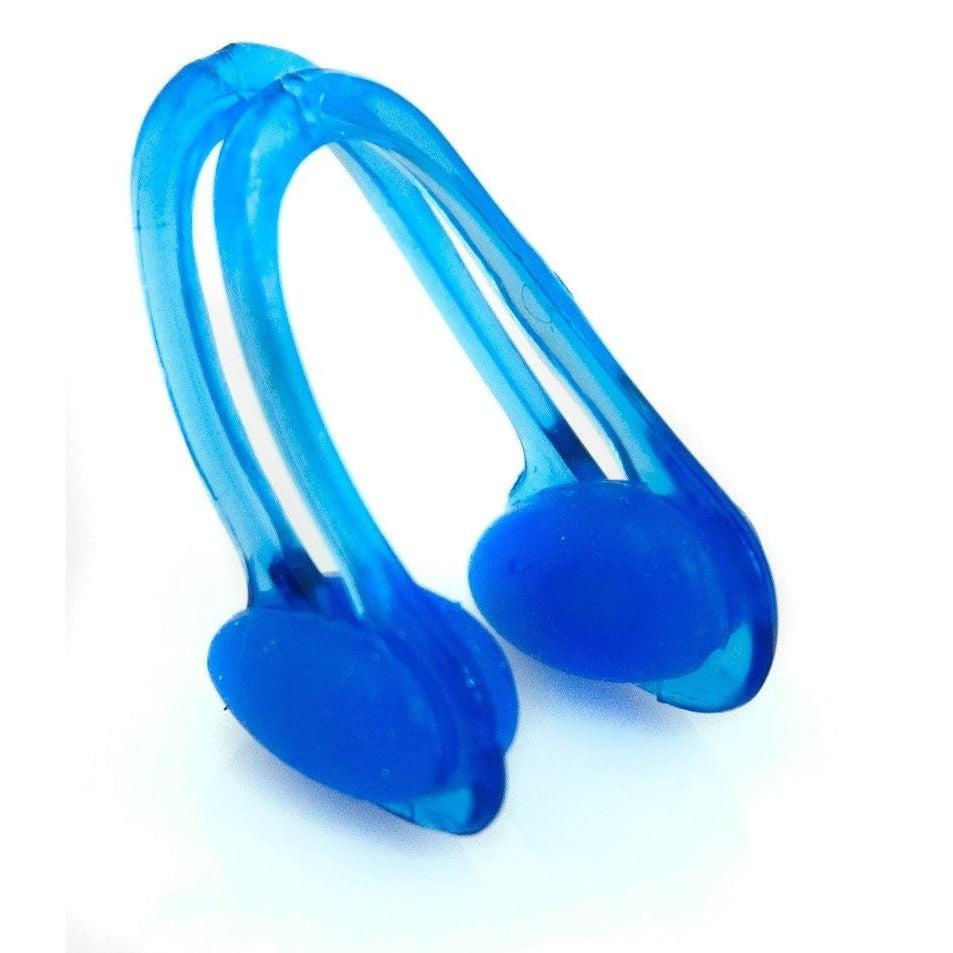 Aqua Speed Nose Clip for Swimming - Comfortable Anti-Leak Nose Clip for Adults & Kids - Blue - Perfect for Pool, Snorkeling, and Water Sports