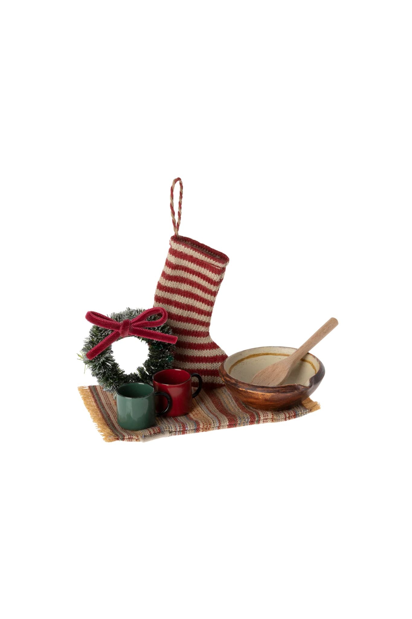 Cozy Christmas Mouse Plush Toy Set for Kids 3+ Years - Perfect Holiday Gift for Stocking Stuffers & Festive Decor