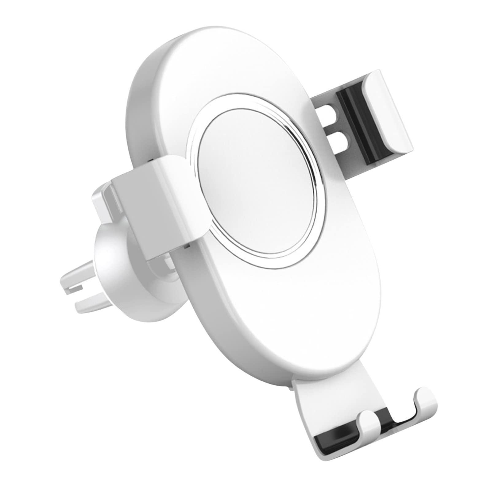 10W Fast Wireless Charger with Gravity Sensing Phone Holder - Car Mount Stand for iPhone, Samsung & Qi-Enabled Devices - Perfect for Commuting & Road Trips