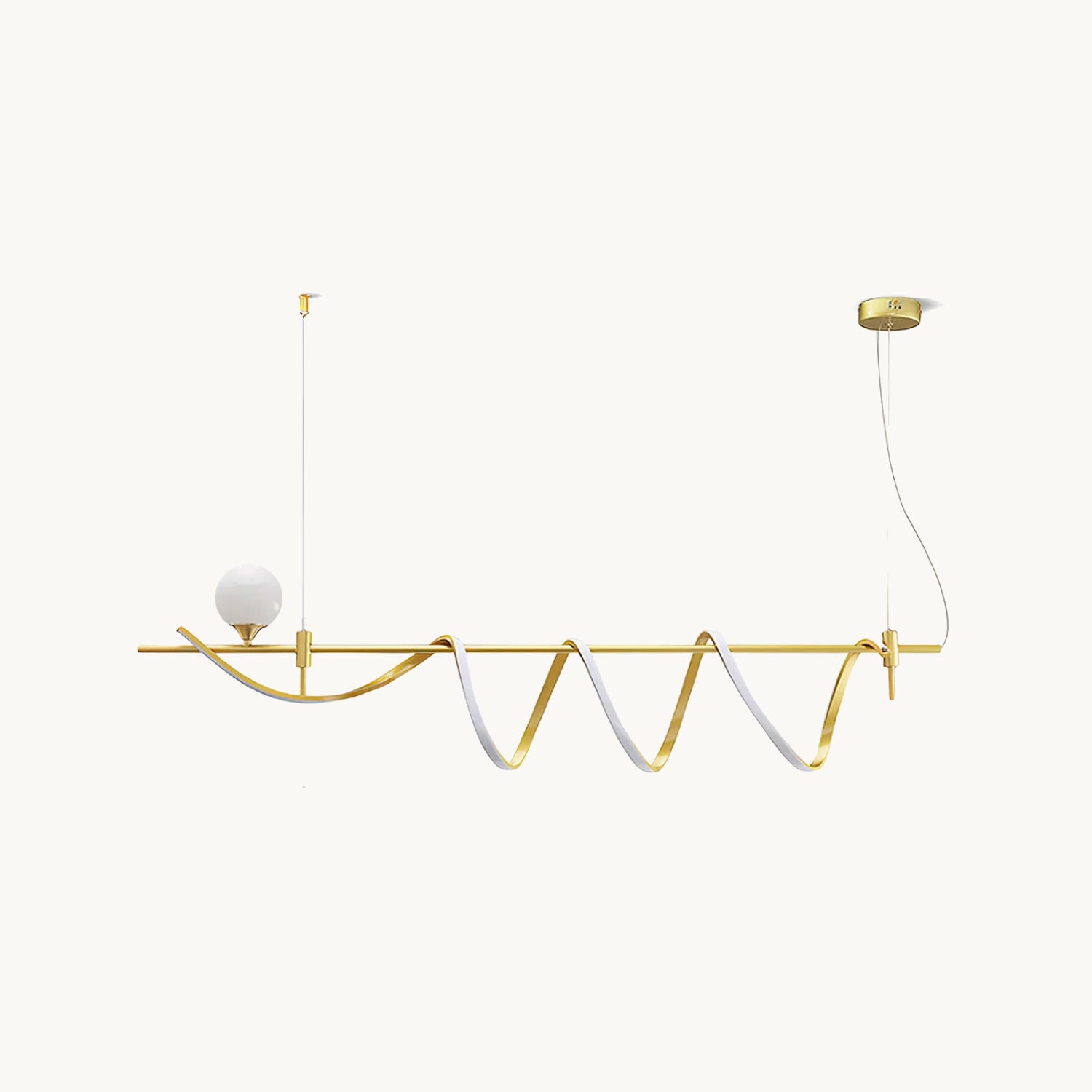 Sniki Pendant Light - Modern Hanging Ceiling Lamp for Kitchen Island, Dining Room & Bedroom | Adjustable Height & Dimmable LED Lighting