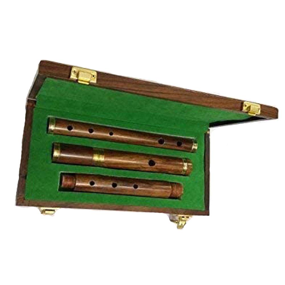 Professional Irish D Flute - Premium Rosewood with Natural Finish & Wooden Hard Case | Traditional Celtic Music Instrument for Beginners & Professionals | Perfect for Live Performances, Studio Recording & Music Practice