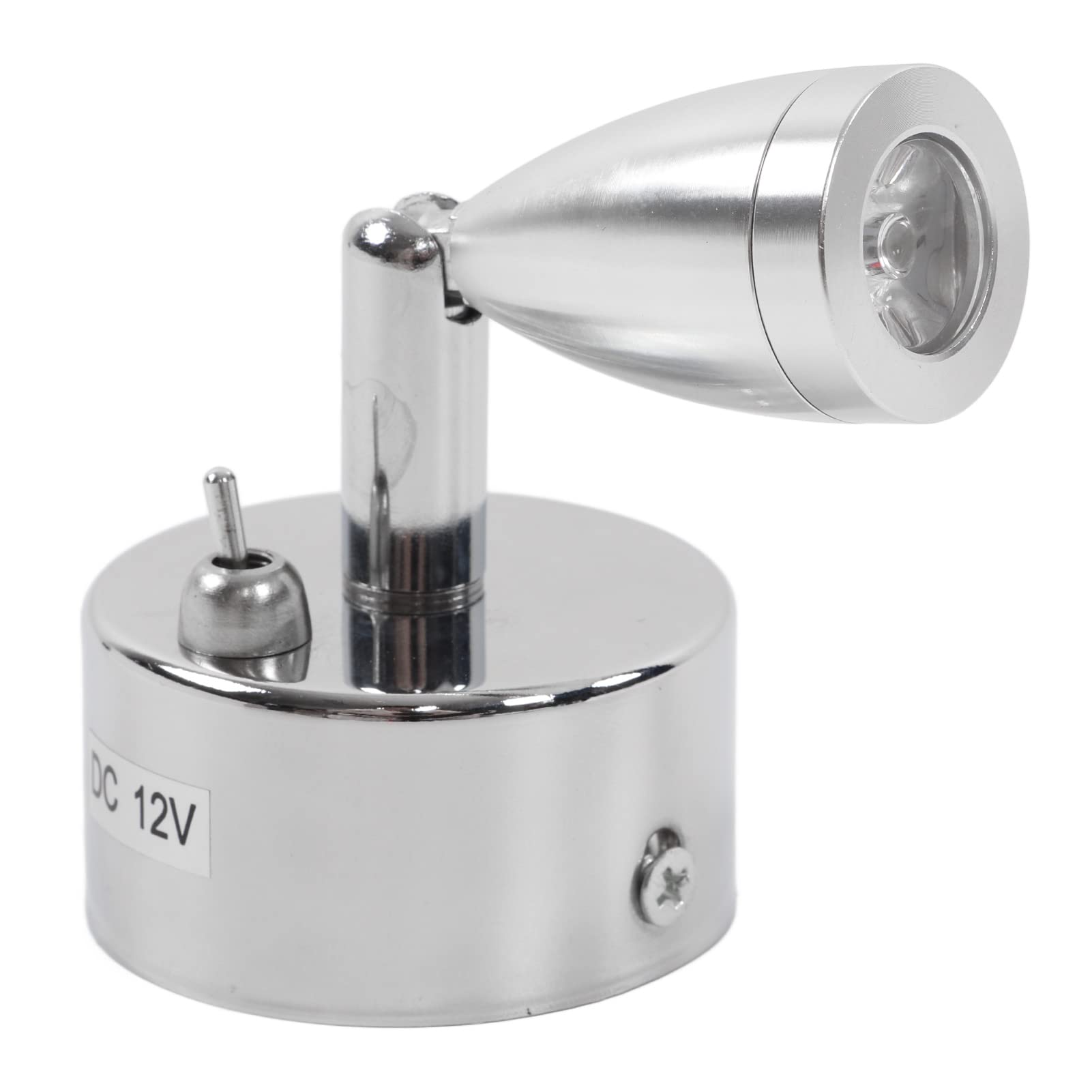 RV LED Reading Light with Button Switch - Alloy Shell for Heat Dissipation | Perfect for RV, Yacht, Trailer & Hotel Use