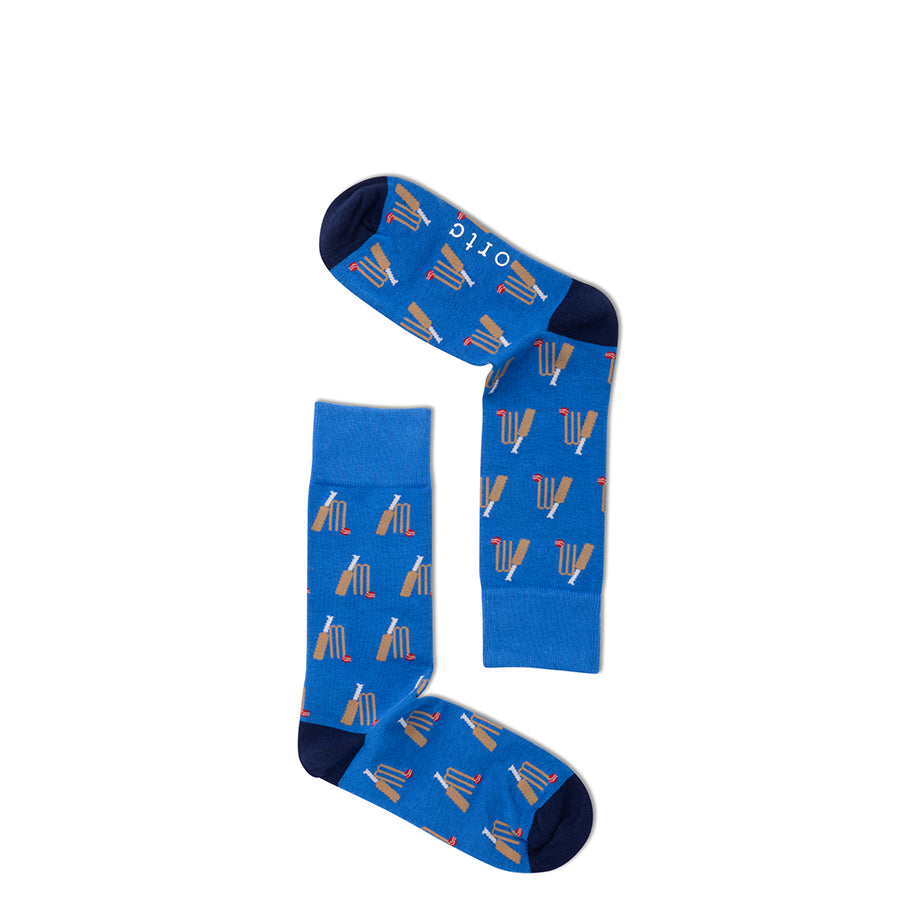 Premium Blue Cricket Socks for Men & Women - Breathable, Comfortable & Durable Sports Socks for Cricket Players - Perfect for Matches, Training & Outdoor Sports