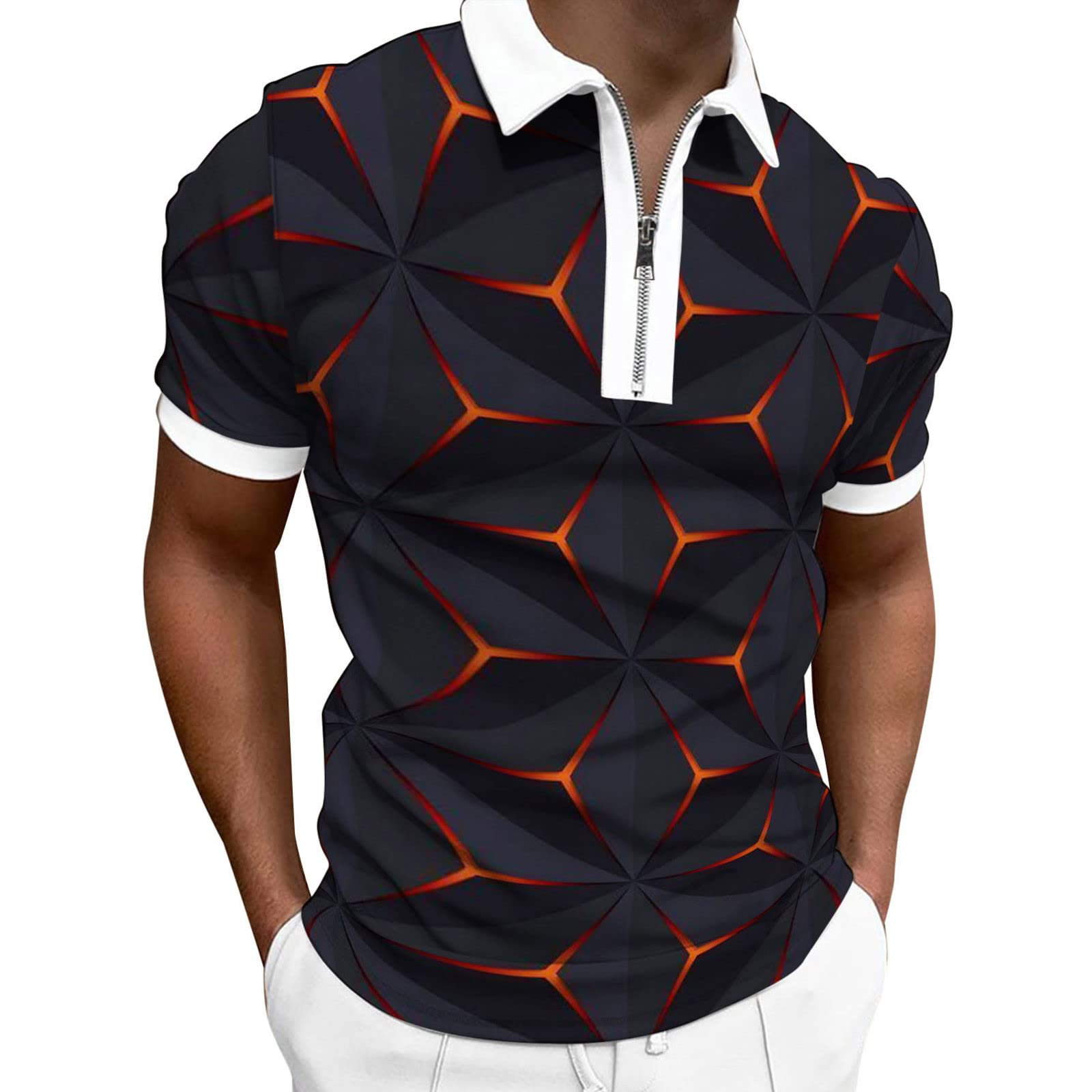 Men's Casual Short Sleeve Henley T-Shirts & Tank Tops - Summer Plain V-Neck Button Placket Shirts for Everyday Wear, Gym, and Outdoor Activities