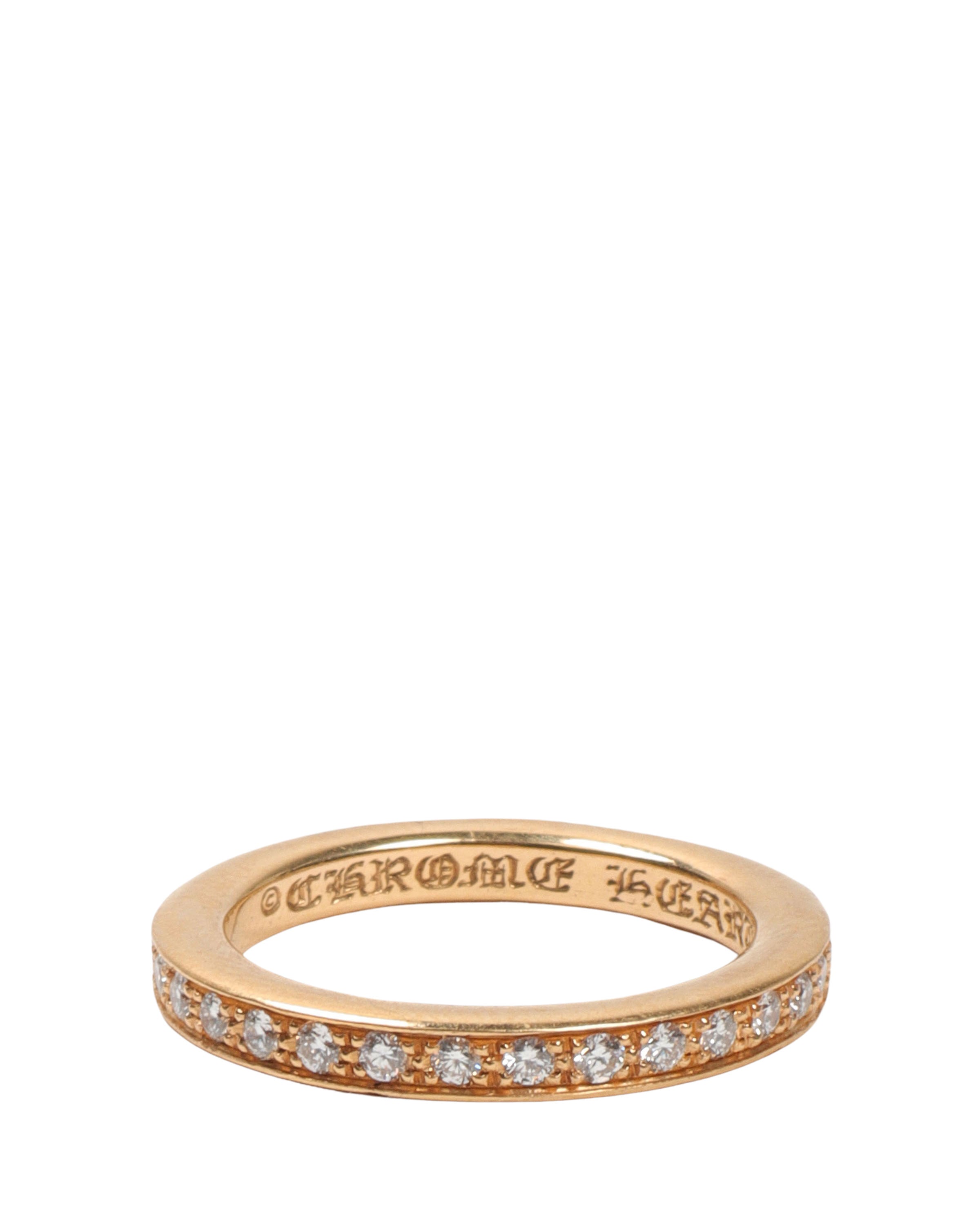 22k Gold Diamond Spacer Ring for Women - Elegant Stackable Jewelry for Everyday Wear, Wedding, Anniversary & Special Occasions