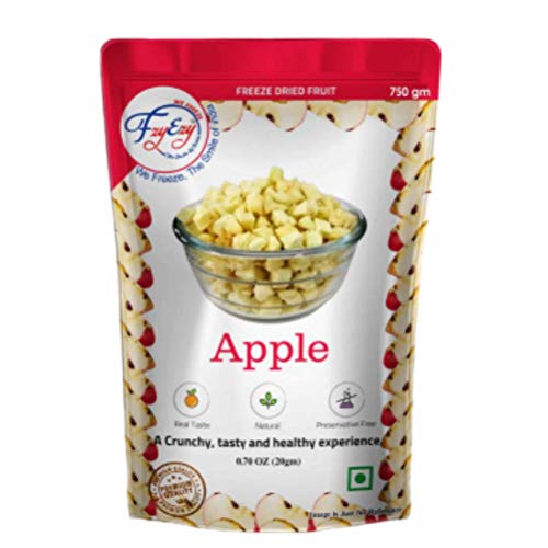 Freeze Dried Apple Slices - 26.46oz (750g) Natural Healthy Snacks for Kids & Adults | No Sugar Added | Perfect for Hiking, School Lunches & On-the-Go Nutrition | Vegan & Gluten Free