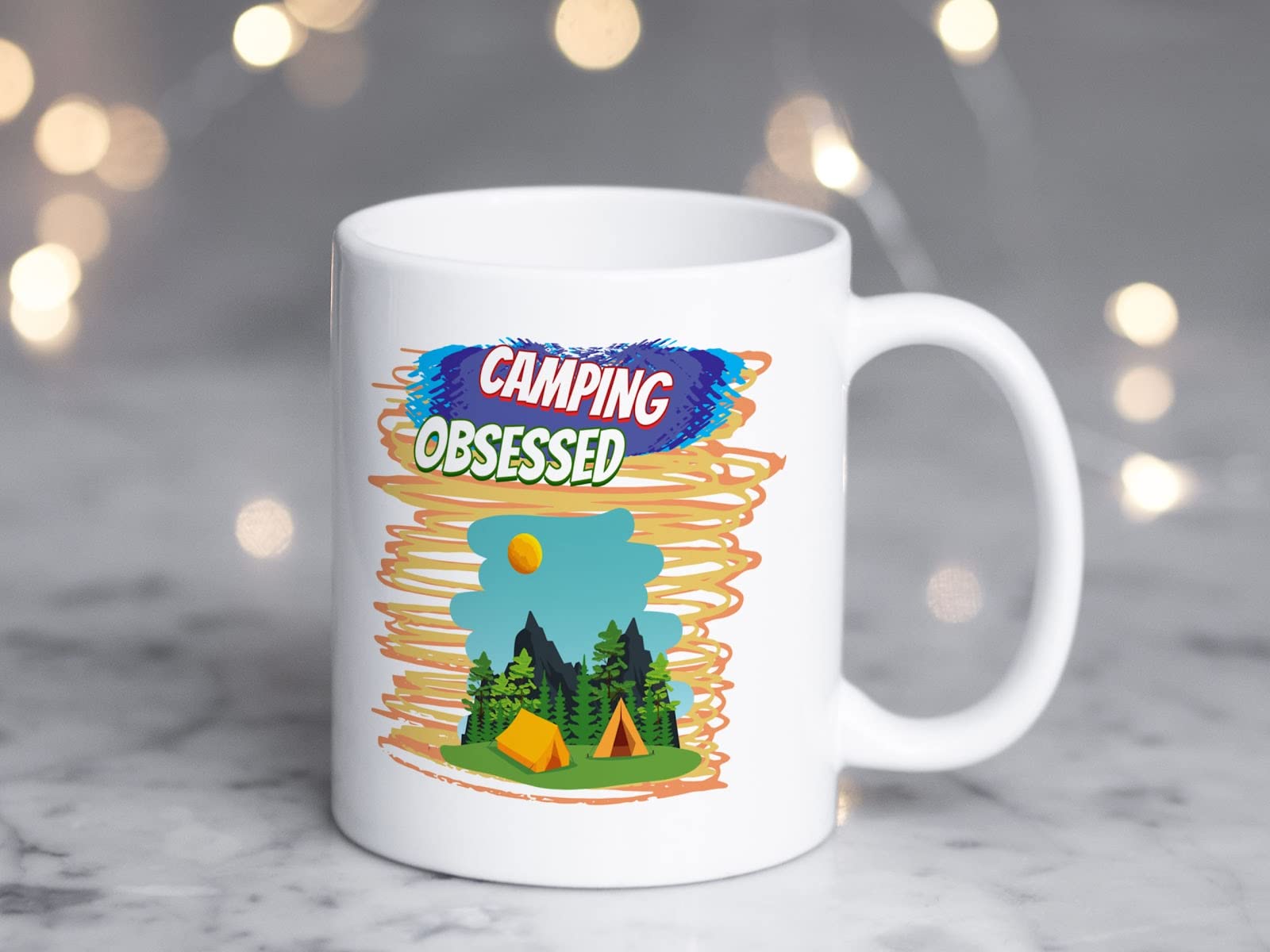Funny Camping Coffee Mug - Insulated Travel Mug for Women, Camping Enthusiasts & Outdoor Lovers - Perfect for Hiking, Backpacking & Road Trips