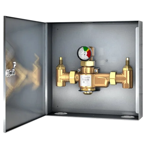 Guardian G6042 Thermostatic Mixing Valve - 50 GPM Flow Rate for Precise Temperature Control | Ideal for Commercial & Residential Plumbing Systems, Water Heaters & HVAC Applications