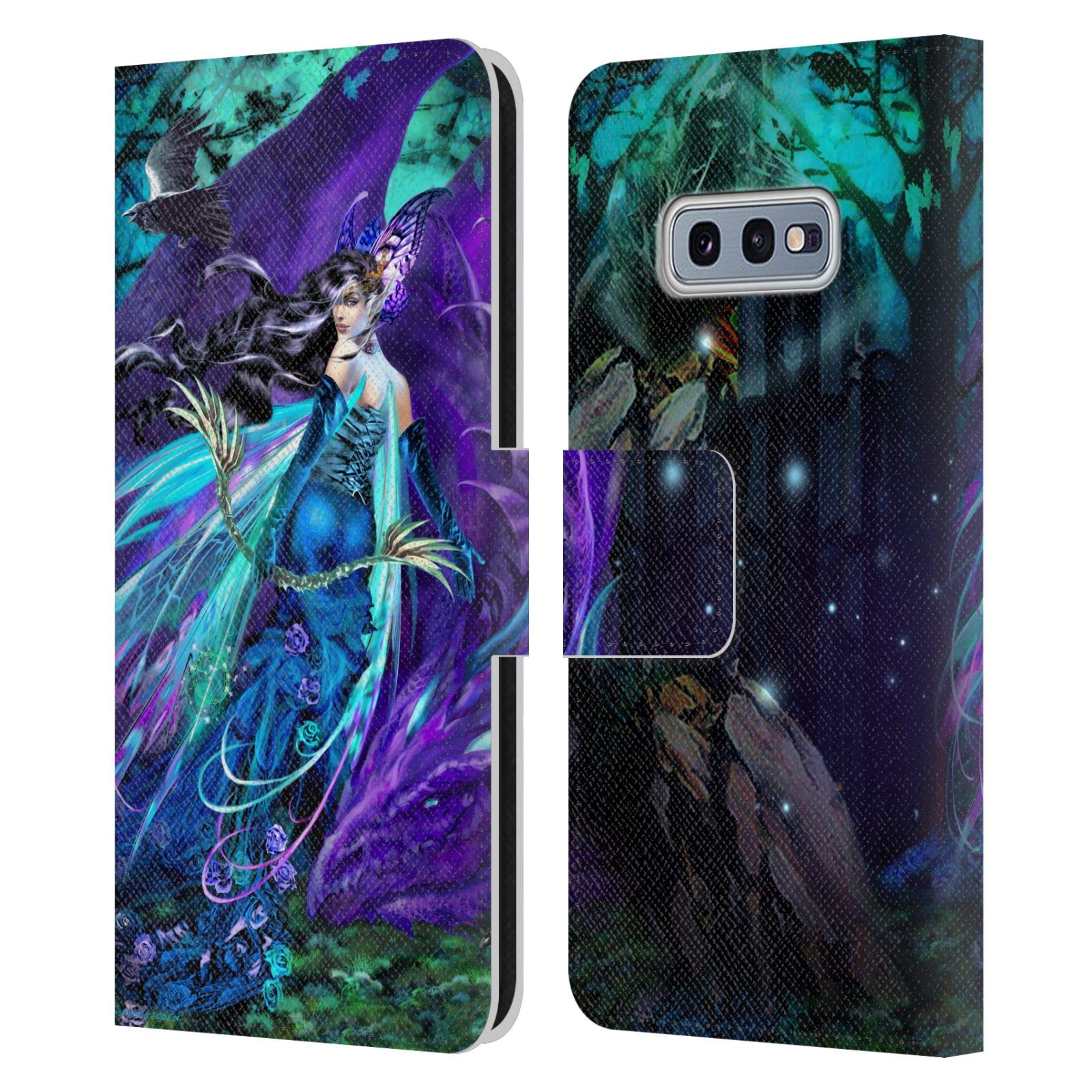 Ruth Thompson Sagittarius Dragons Leather Book Wallet Case Cover for Samsung Galaxy S10e – Officially Licensed by Head Case Designs, Perfect for Work, Travel, and Daily Protection