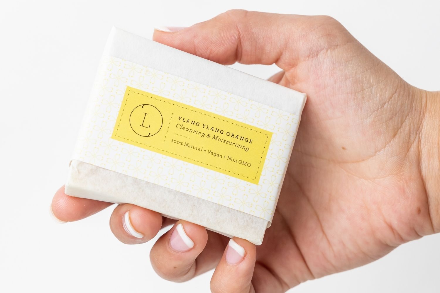 2-Pack Natural Handmade Soap Bars - Orange Ylang Ylang Scented, Organic & Vegan for Sensitive Skin | Perfect for Shower, Bath & Gift Giving