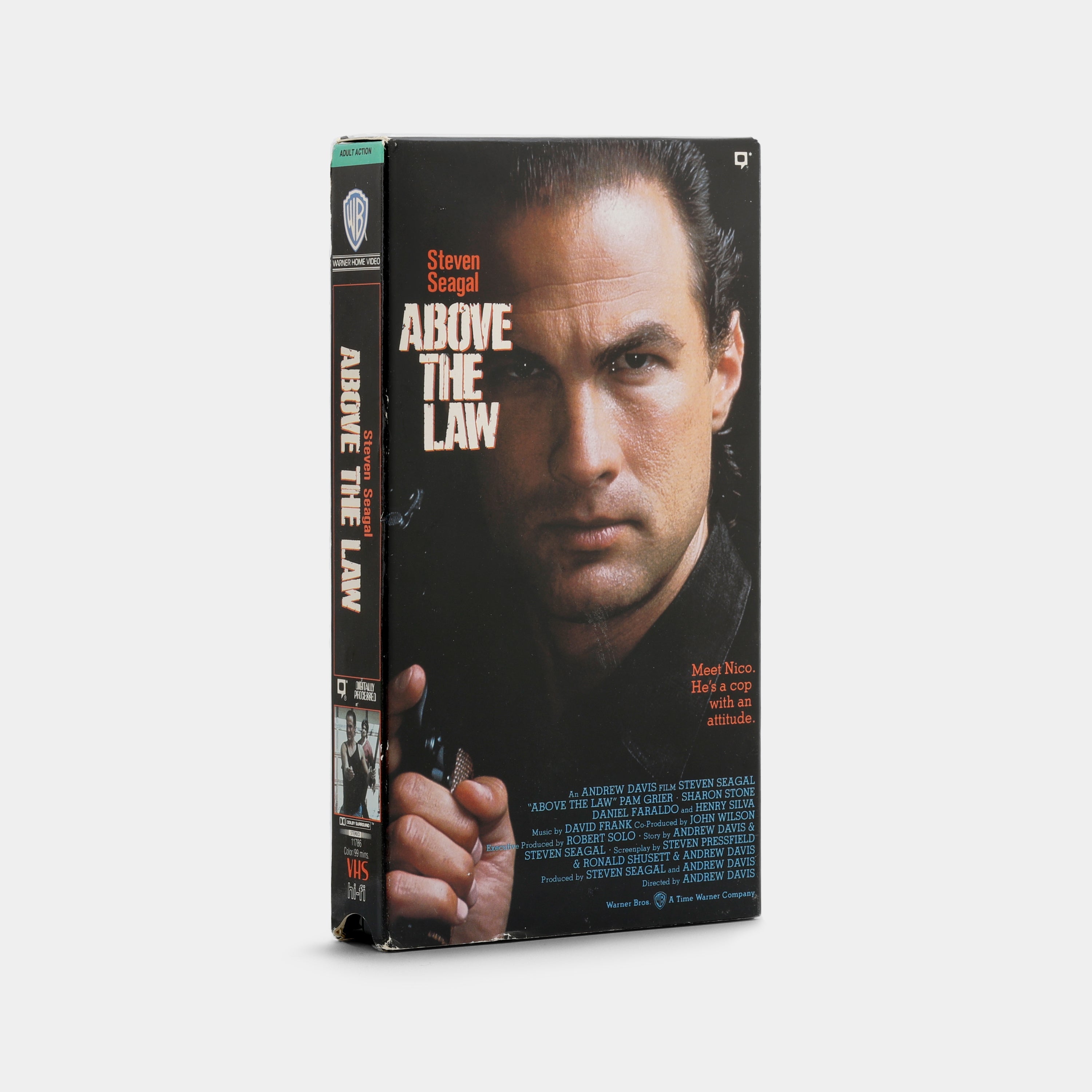 Above the Law - Action Movie VHS Tape - Vintage Collectible Film - Perfect for 80s Movie Lovers & Home Theater Enthusiasts