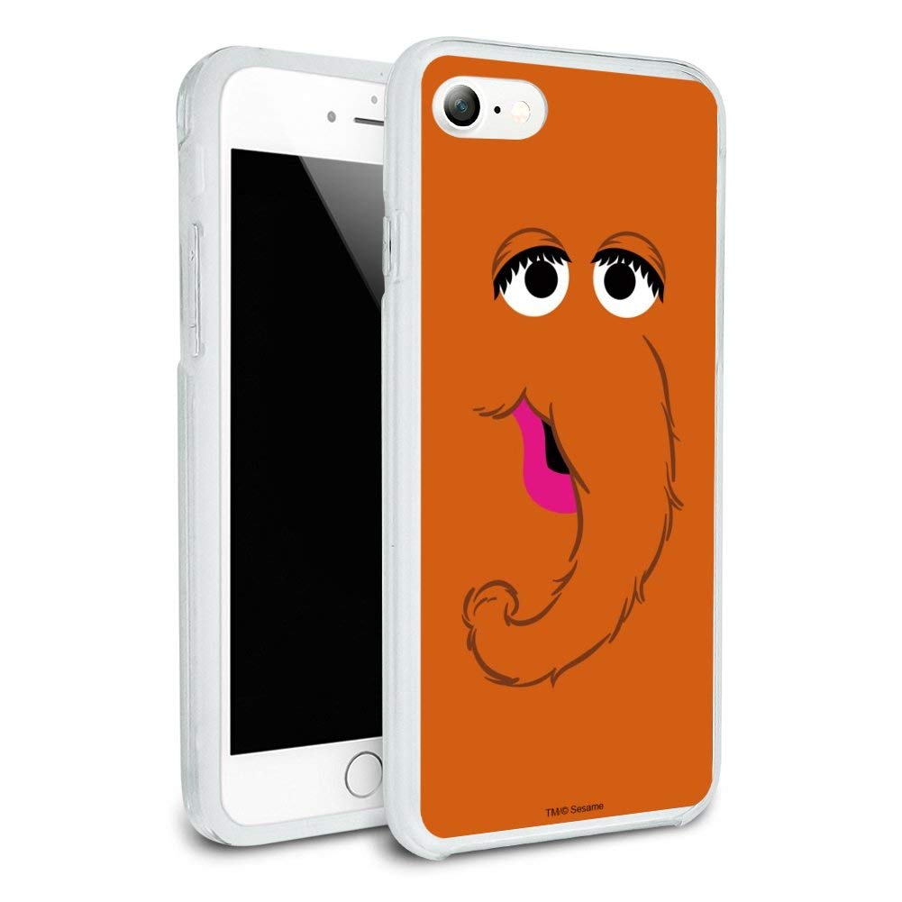 Sesame Street Snuffleupagus Slim Fit Hybrid Protective Case for iPhone 7 & 7 Plus - Shockproof Rubber Bumper Cover for Kids & Adults - Perfect for School, Work & Everyday Use