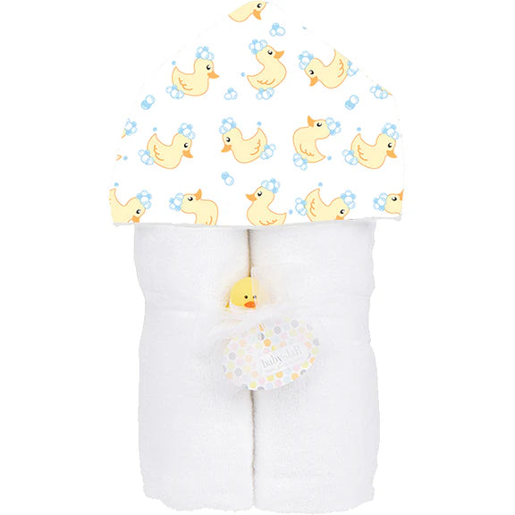 **Soft Yellow Duck Baby Hooded Towel - Absorbent & Gentle for Newborns & Toddlers - Perfect for Bath Time, Swimming & Beach Outings**