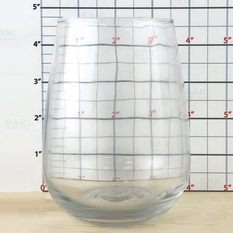 BarConic® 17 oz Stemless Wine Glasses - Set of 24 Shatter-Resistant Stemless Wine Tumblers for Red & White Wine, Cocktails, Beer - Perfect for Parties, Weddings, Restaurants & Home Entertaining