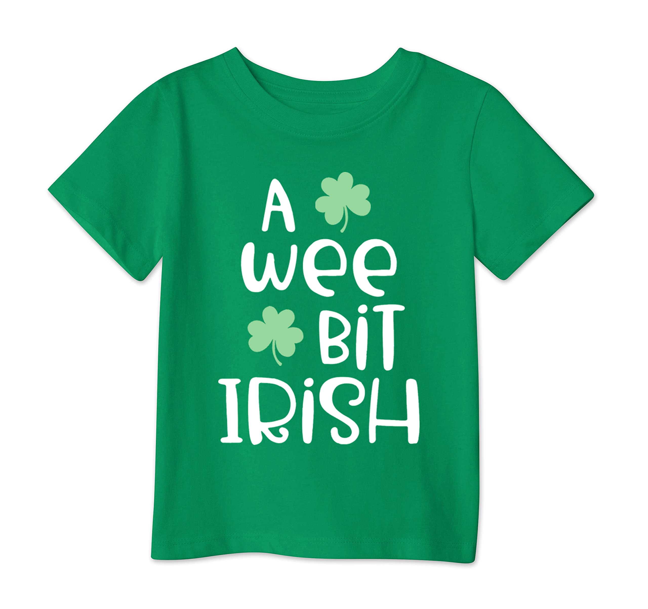BesserBay Unisex Kids St. Patrick's Day Clover Graphic T-Shirt - Green Four Leaf Shamrock Tee for Boys & Girls Ages 4-12 - Perfect for School, Parties & Irish Celebrations