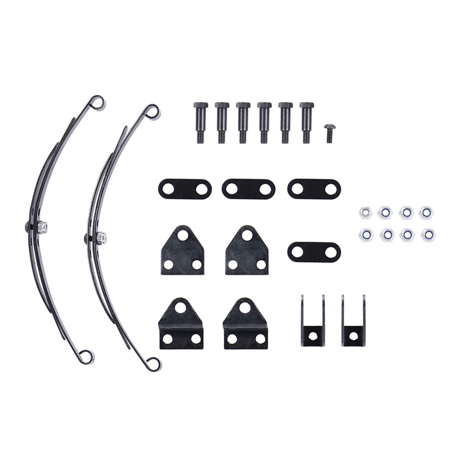 B Baosity 1/14 Scale RC Tractor Solid Leaf Kit - Complete Chassis Suspension Set & Front Upgrade Parts for RC Cars | Perfect for Off-Road Simulation & Scale Model Customization