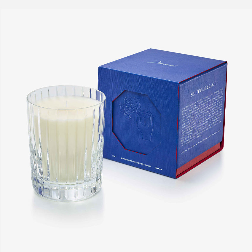 Baccarat 4 Elements Scented Candles Souffle Clair - Luxury Home Fragrance for Relaxation, Meditation & Romantic Ambiance