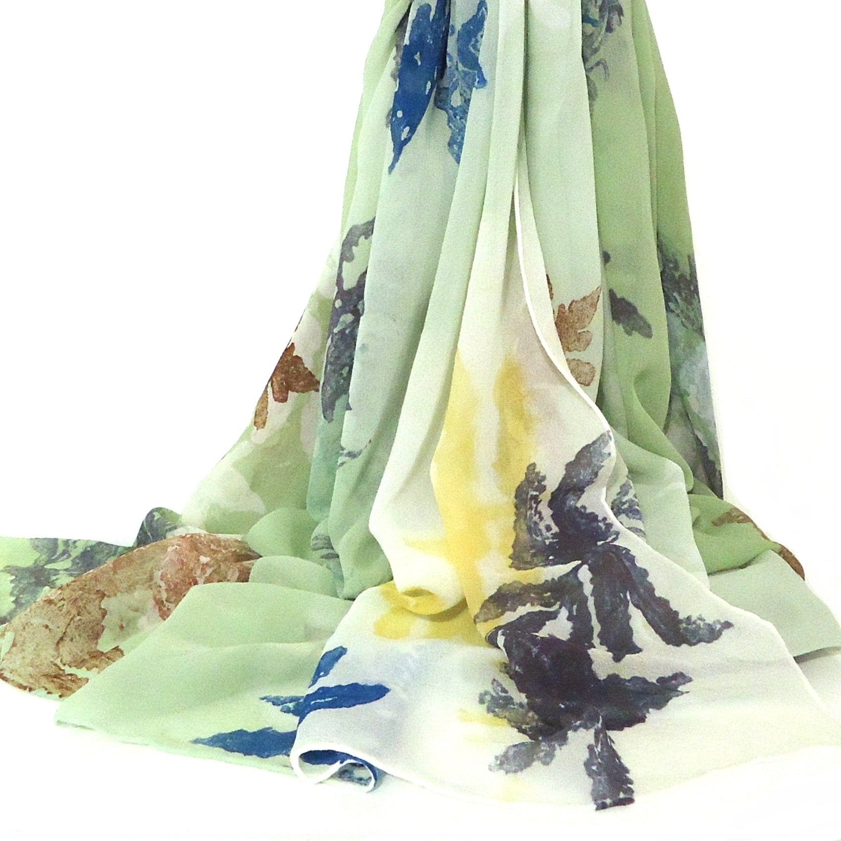 St. Onge Silk Shawl - Elegant & Lightweight Womens Wrap Scarf for Parties, Weddings & Evening Events