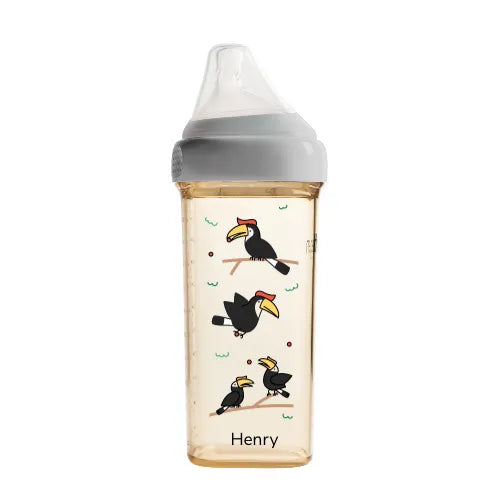 Hegen Baby Bottle - Customizable & Leak-Proof Breastmilk & Formula Feeding Solution for Newborns & Infants | Perfect for Daycare, Travel & On-the-Go Parents