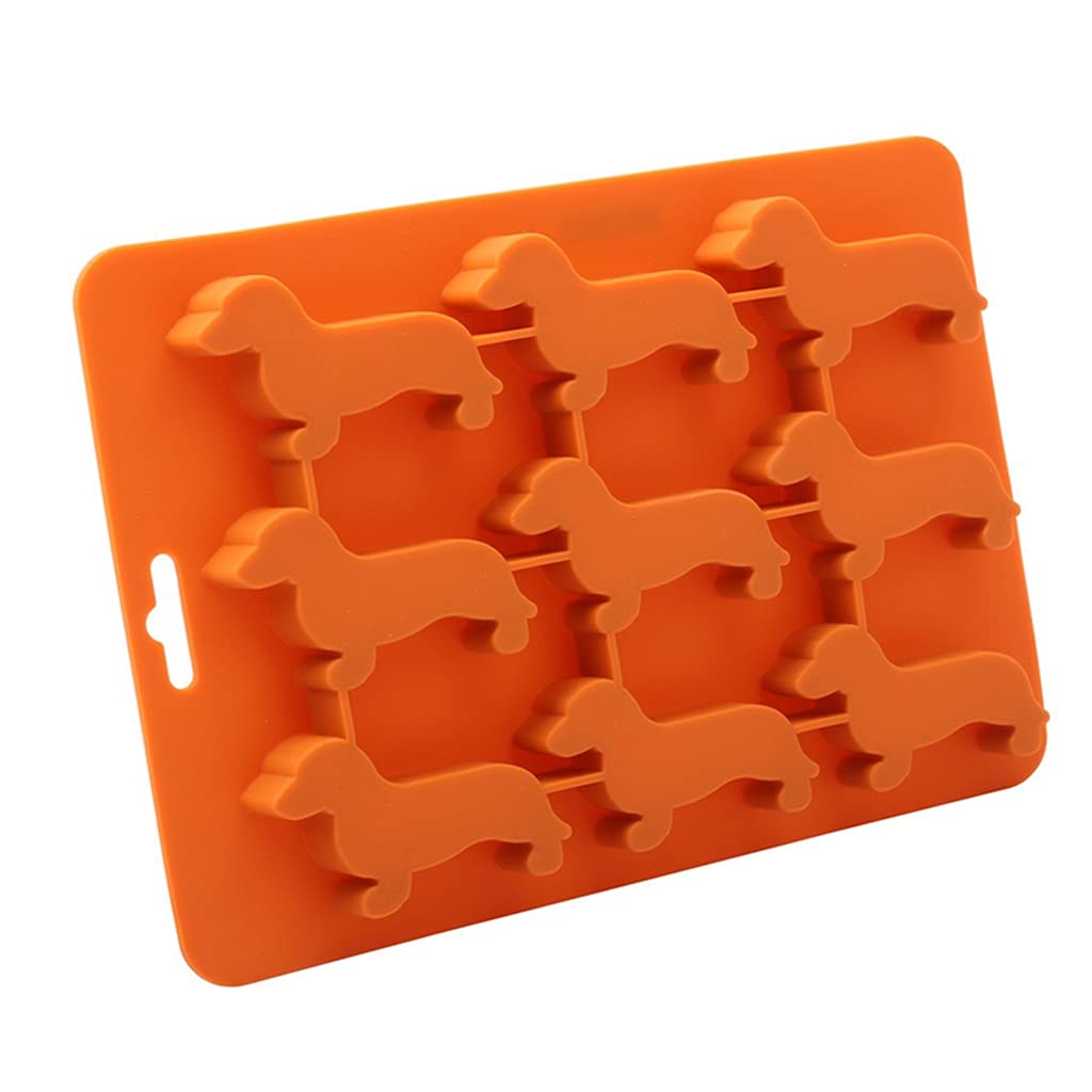 Creative Dachshund-Shaped Silicone Ice Cube & Chocolate Mold - DIY Cookie & Candy Tray for Home Baking, Party Decor & Kitchen Essentials - Perfect for Cocktails, Desserts & Gift Making