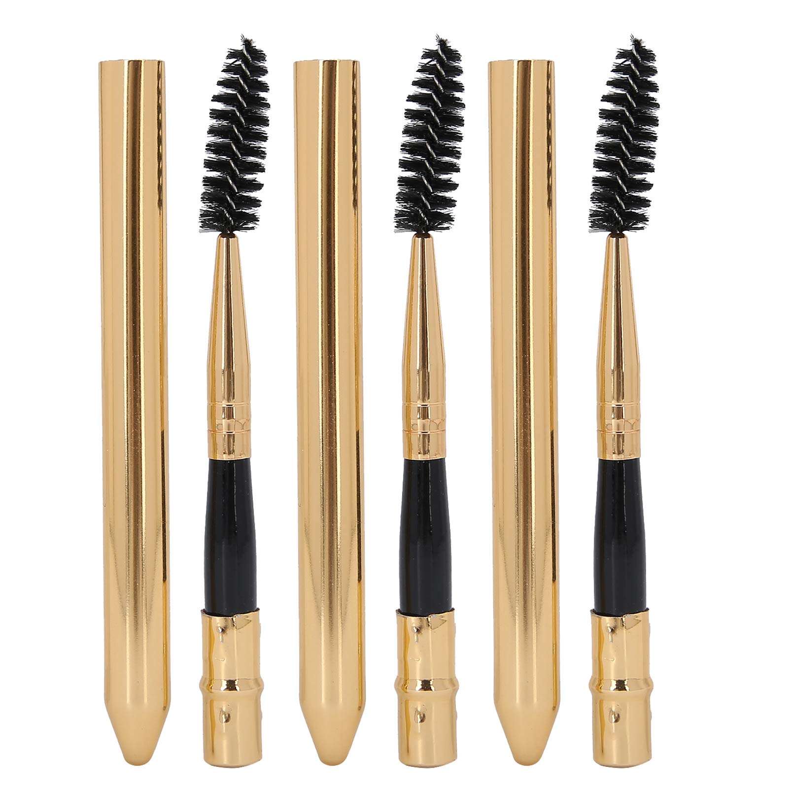 Professional Mascara Wands Set - 3pcs Eyelash & Eyebrow Brushes for Makeup & Daily Use
