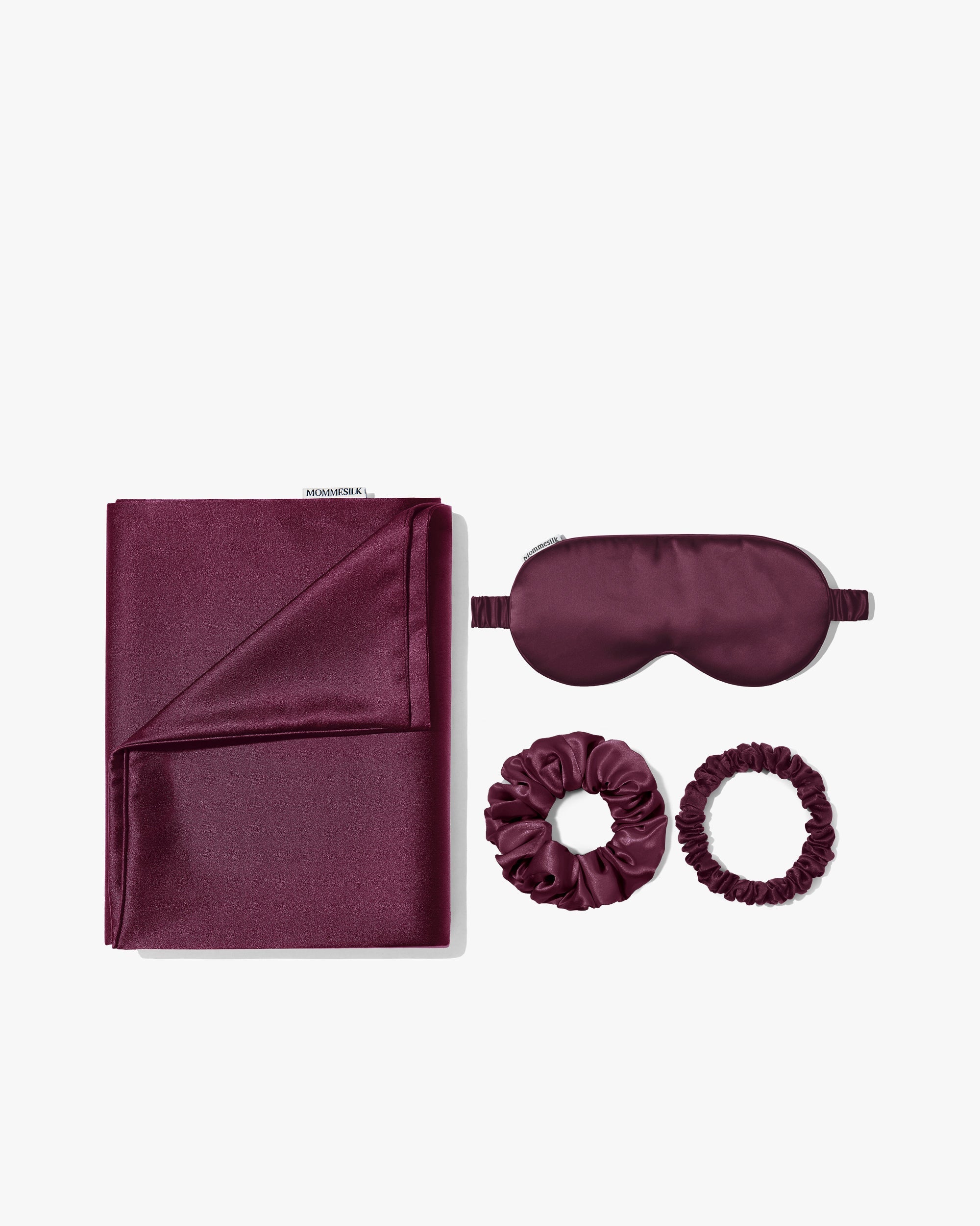 Pure Silk Beauty Set for Skincare & Travel - Luxury Silk Pillowcase, Sleep Mask & Hair Scarf Gift Set (Clearance Sale)
