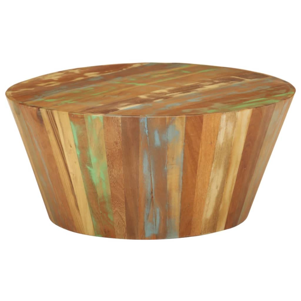 Rustic Solid Wood Coffee Table - 25.5