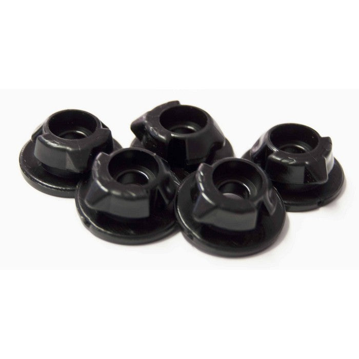 RTECH AIR BOX SIDE PANEL CLIPS (5-PACK) - Compatible with HUSQVARNA & KTM Dirt Bikes - Durable Black Motorcycle Replacement Parts for Off-Road Riding & Maintenance