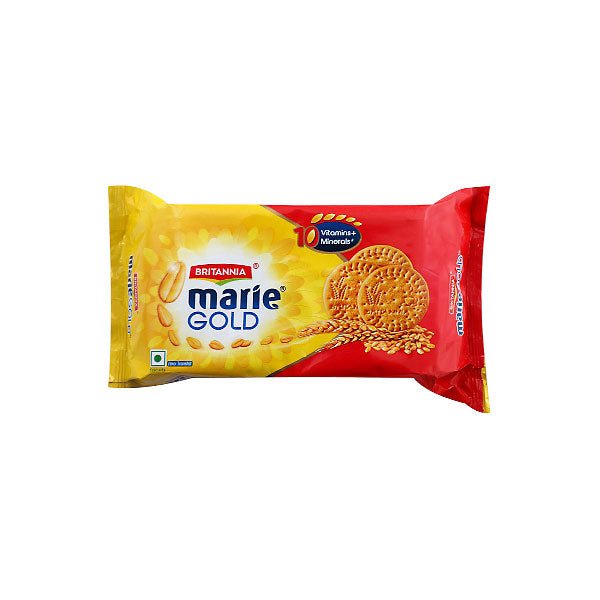Britannia Marie Gold Biscuits 250g | Delicious Tea Time Snacks | Perfect for Breakfast, Office & Travel