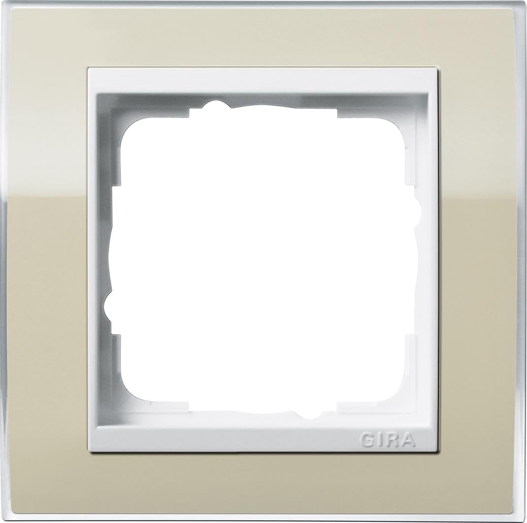 1 Gang Pure White Cover Frame for Event Klar Sand - Ideal for Home, Office, and Commercial Electrical Installations