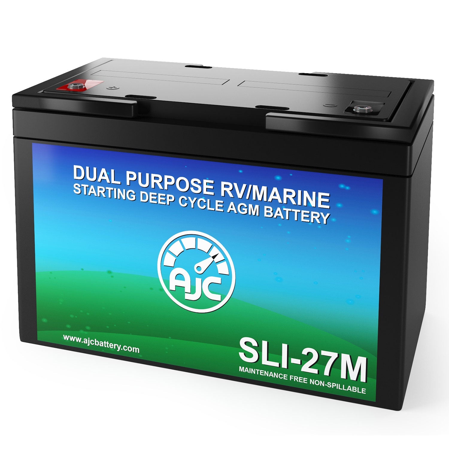 AJC Battery Replacement for Allis Chalmers 5220 27M Lawn Mower & Tractor - 12V Heavy-Duty Power Solution for Outdoor Equipment, Perfect for Mowing, Landscaping and Farm Work
