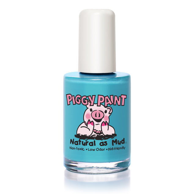Piggy Paint Sea Quin Non-Toxic Nail Polish for Kids - Safe, Water-Based Formula for Home & Salon Use