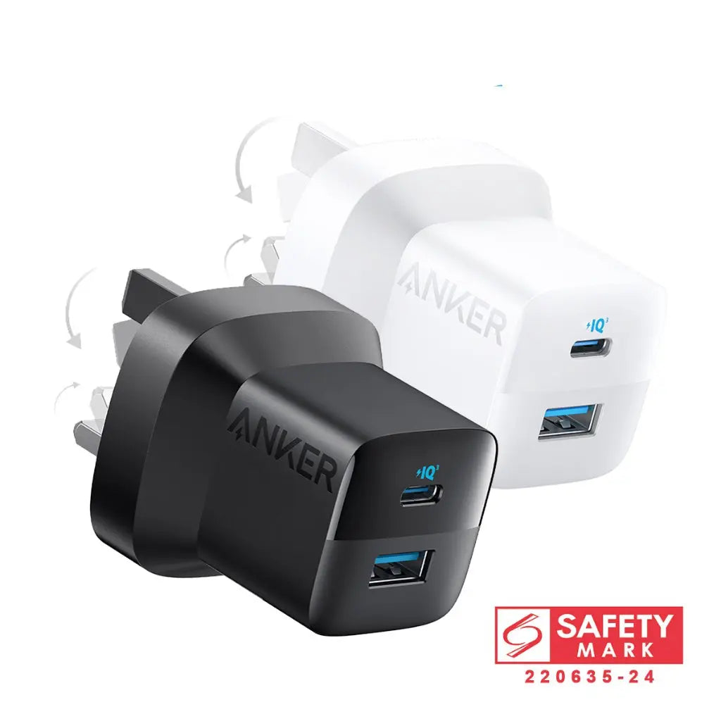 Anker 323 PowerPort 33W USB C Fast Charger A2331 - Compact PD Charger for iPhone 15/14/13, Samsung Galaxy, iPad, MacBook | Perfect for Travel, Office & Home Use