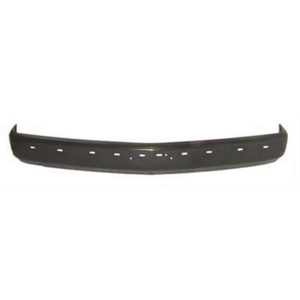 1999-2000 GMC Yukon Front Bumper Face Bar - Painted Plain Style with License Plate Holes (GM1002803, 15607503) | Perfect Replacement for Off-Road & Daily Driving