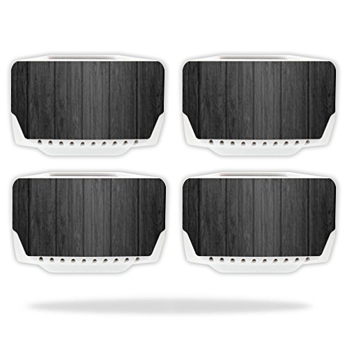 MightySkins Compatible with Blade Chroma Battery (4 Pack) - Black Wood Vinyl Wrap Cover Sticker Skins | Protective Decal for Drone Batteries | Perfect for Outdoor Aerial Photography & FPV Racing