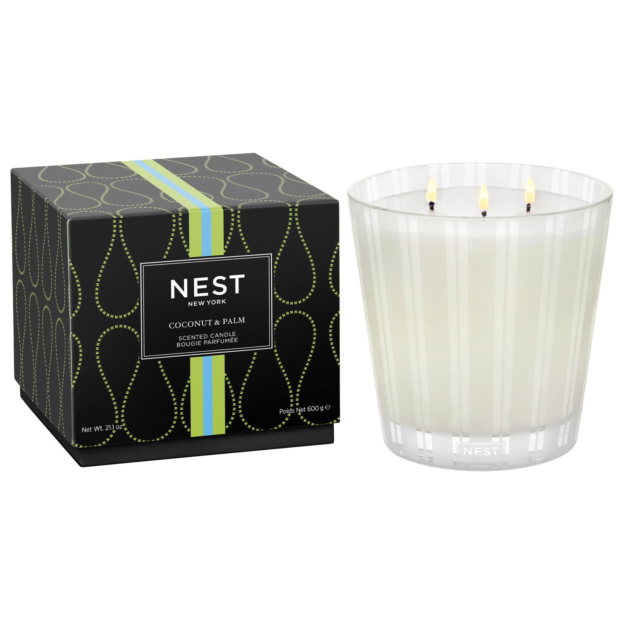 Natural Coconut & Palm Wax Candle - Handmade Eco-Friendly Soy Blend for Home, Relaxation & Aromatherapy - Perfect for Yoga, Meditation & Romantic Dinners