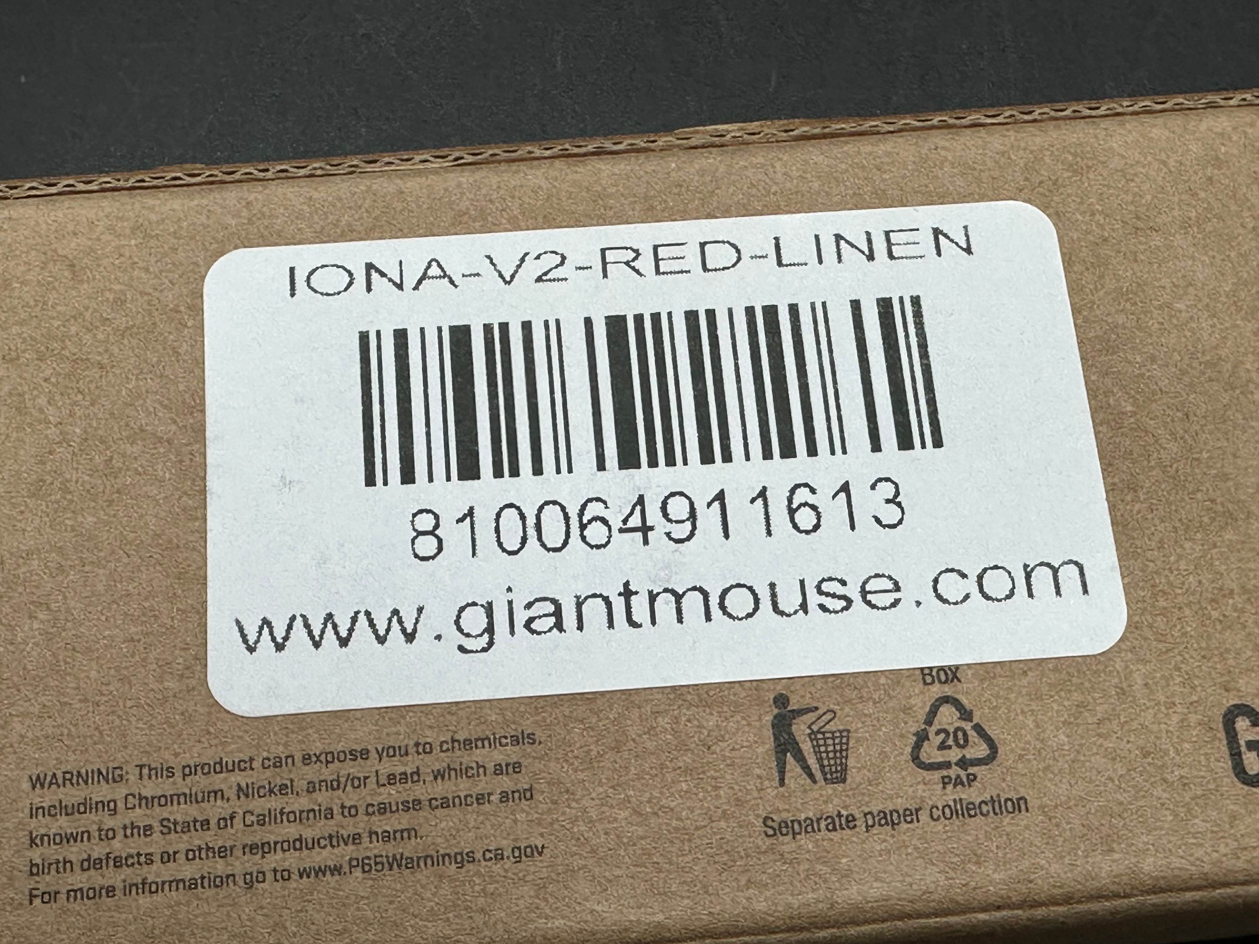 Giant ACE IONA V2 Folding Knife - Red Linen Micarta Handle with MagnaCut Blade | EDC, Outdoor Survival, Camping & Everyday Carry