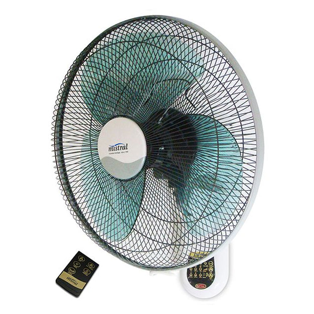 MWF1608R 16 Inch Wall Mount Fan with Remote Control - Perfect for Bedroom, Office & Home Cooling