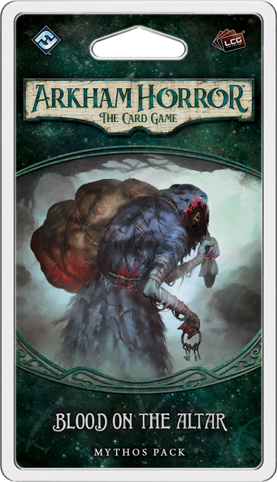 Arkham Horror Card Game: Blood on the Altar Mythos Pack Expansion - Horror Themed Cooperative Board Game for 1-4 Players | Perfect for Game Nights and Lovecraftian Horror Fans