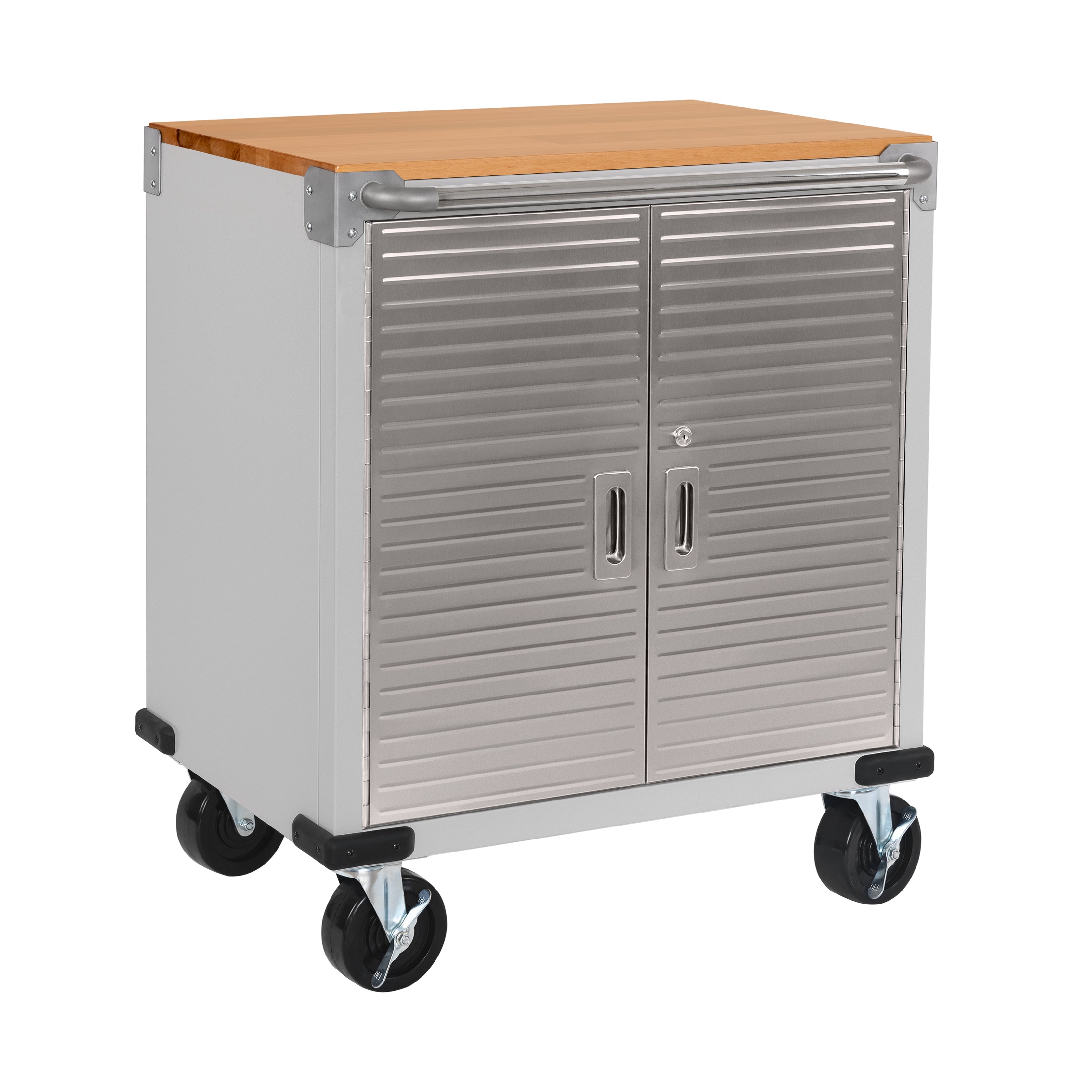 UltraHD® 2 Door Rolling Cabinet - Heavy Duty Mobile Storage for Tools & Equipment | Garage, Workshop & Office Organization Solution