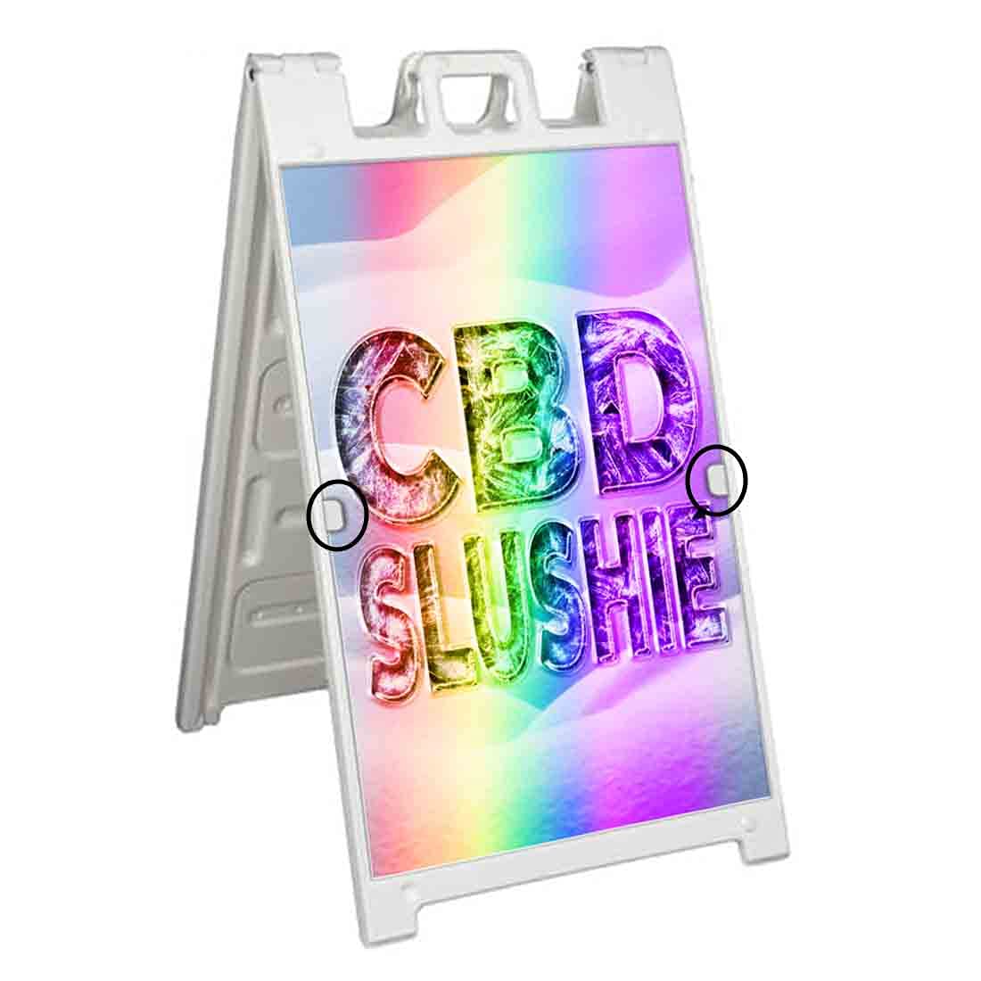 Premium CBD Slushie A-Frame Signicade (24