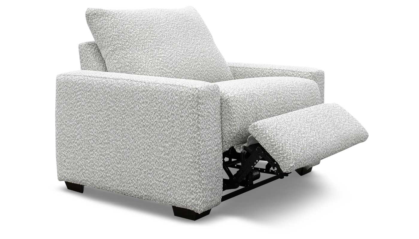 Evermore Recliner Chair - Comfortable PU Leather Reclining Sofa with Footrest for Living Room, Home Theater & Office - Modern Lounge Chair for Relaxation & Entertainment