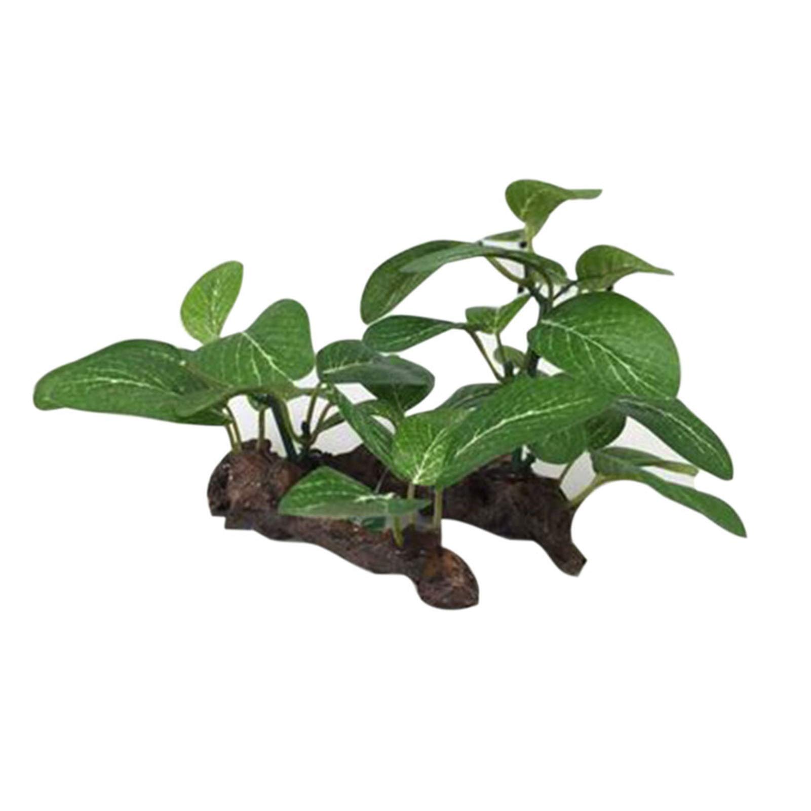 HXHN Artificial Aquarium Plants - Fish Tank Decorations, Submersible Aquatic Plants for Freshwater & Saltwater Tanks (Style 2) - Perfect for Betta Fish, Goldfish, Shrimp & Tropical Fish Habitats