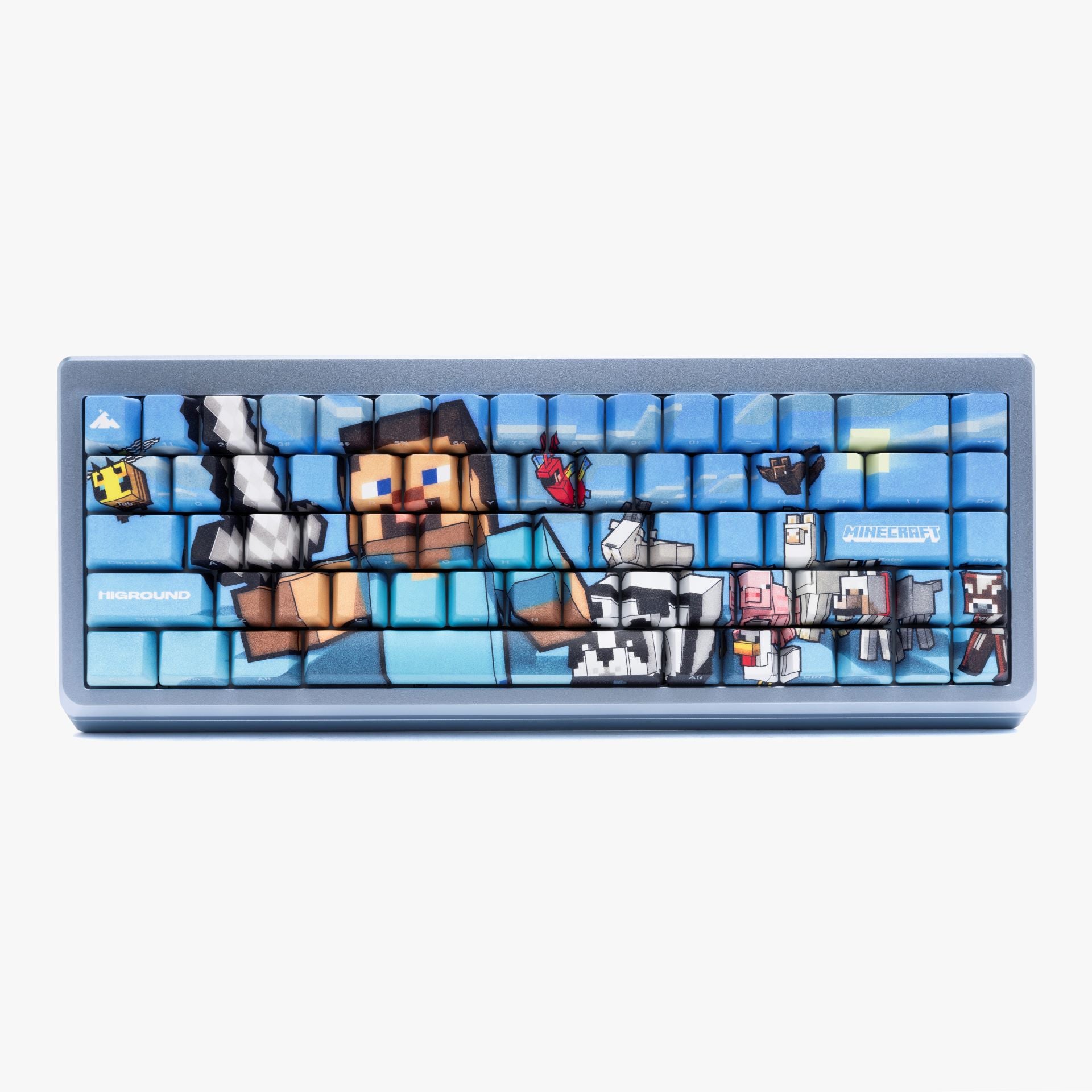 HG x Minecraft Summit 65 Mechanical Gaming Keyboard - Steve & Animals Theme - Perfect for Minecraft Gaming & Typing
