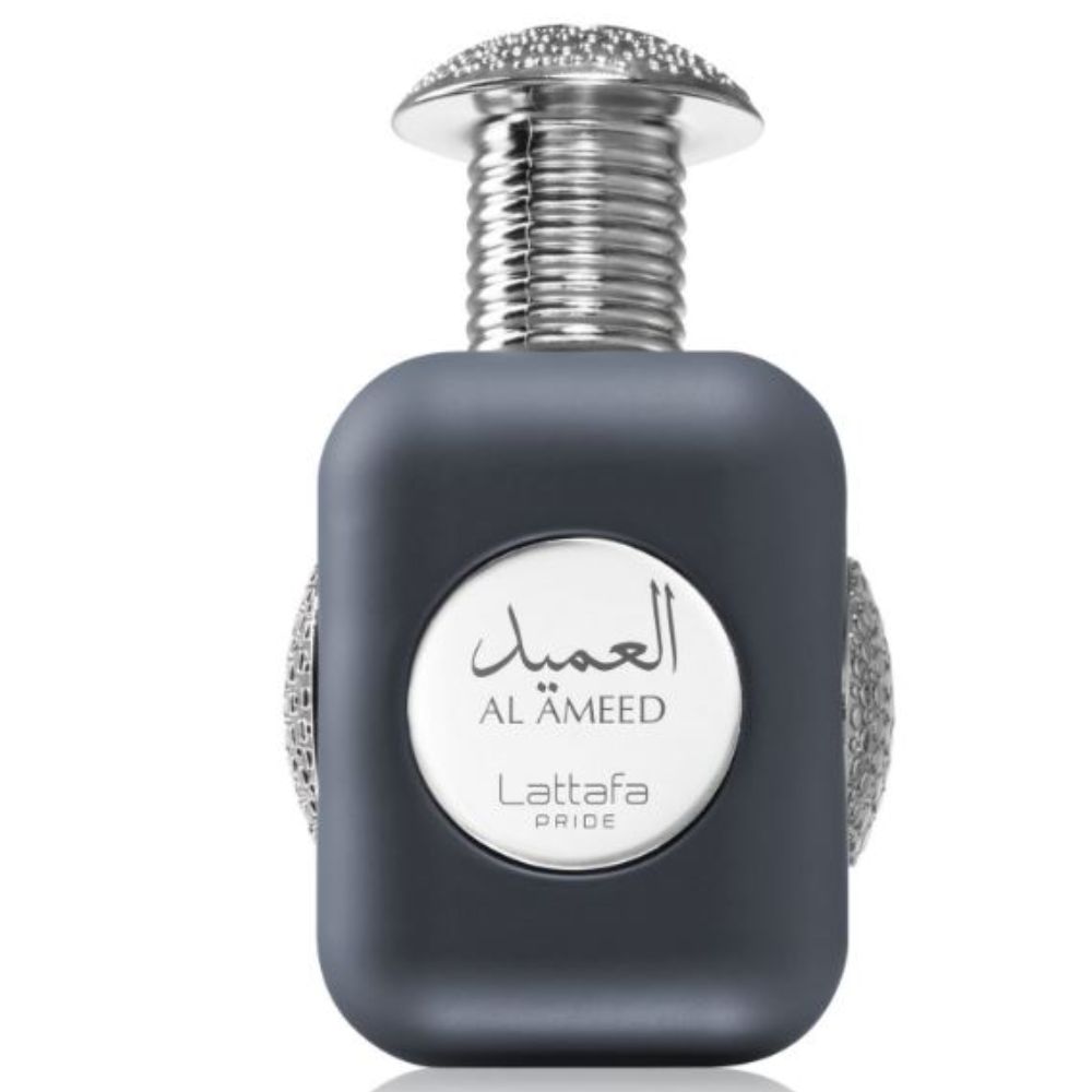 Lattafa Pride Al Ameed Silver EDP Perfume for Women & Men - 100ml Long Lasting Oriental Fragrance for Daily Wear & Special Occasions