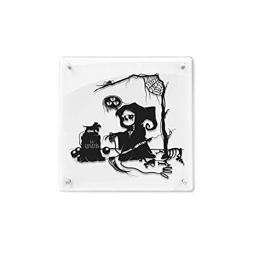 Goodbye Lil' Cerberus - Handmade Silhouette Paper Art Cutout | Unique Greek Mythology Decor for Home, Office & Gift Giving
