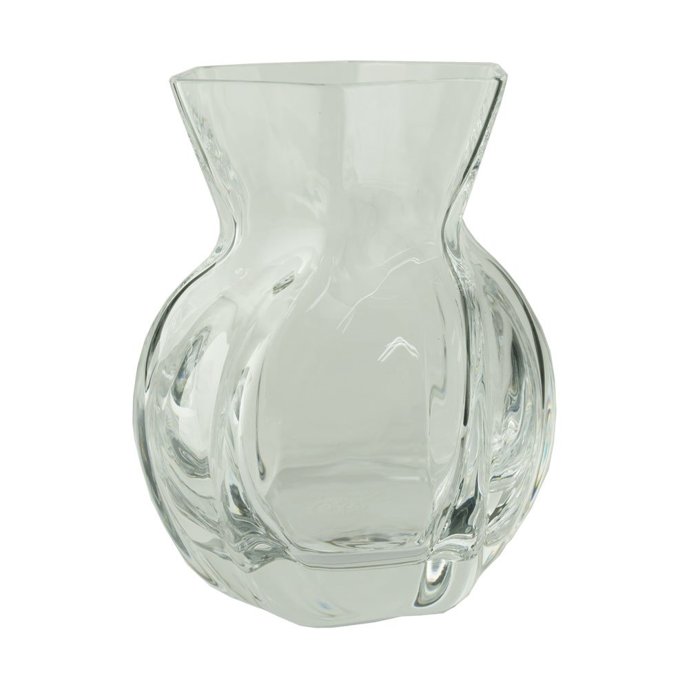 Baccarat 2101433 Corole Crystal Base Vase - 4.5 Inches (11.5 cm) - Elegant Home Decor for Dining Table, Wedding Centerpiece & Luxury Gift